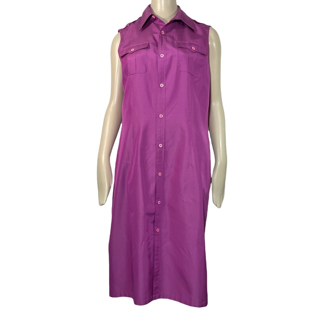 Ralph Lauren Black Label Purple Midi Dress